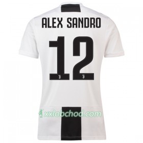 Fotbalové dresy Juventus Alex Sandro 12 Domácí Dres 2018/19 Krátký Rukáv